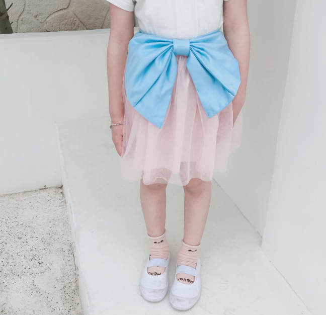 Gauze Skirt Children's Half Skirt Summer New Foreign Style Ponderous Skirt Four Seasons Princess Skirt Specification drawing