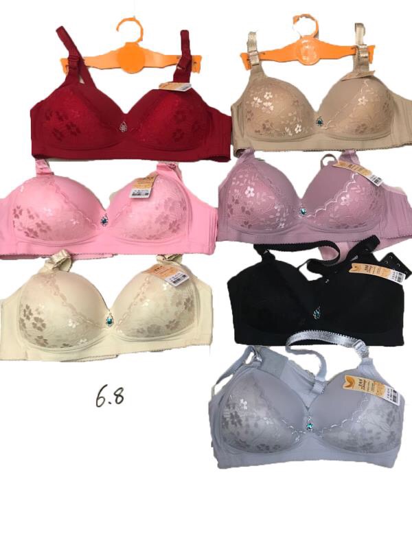 春夏薄款大码无钢圈内衣性感花边C罩杯中年女士文胸