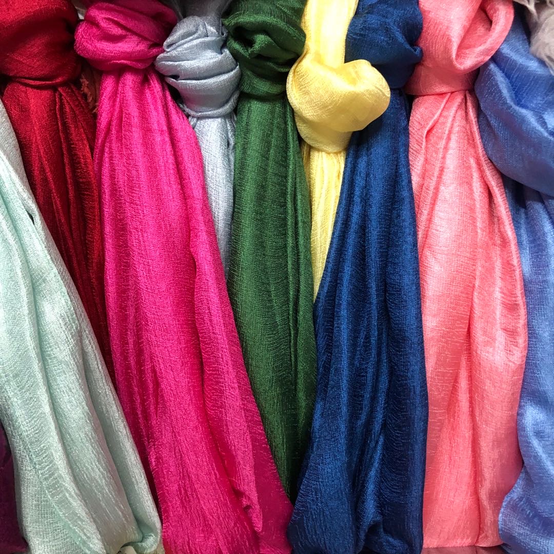 Dutch linen fabric multi-color scarf fabric