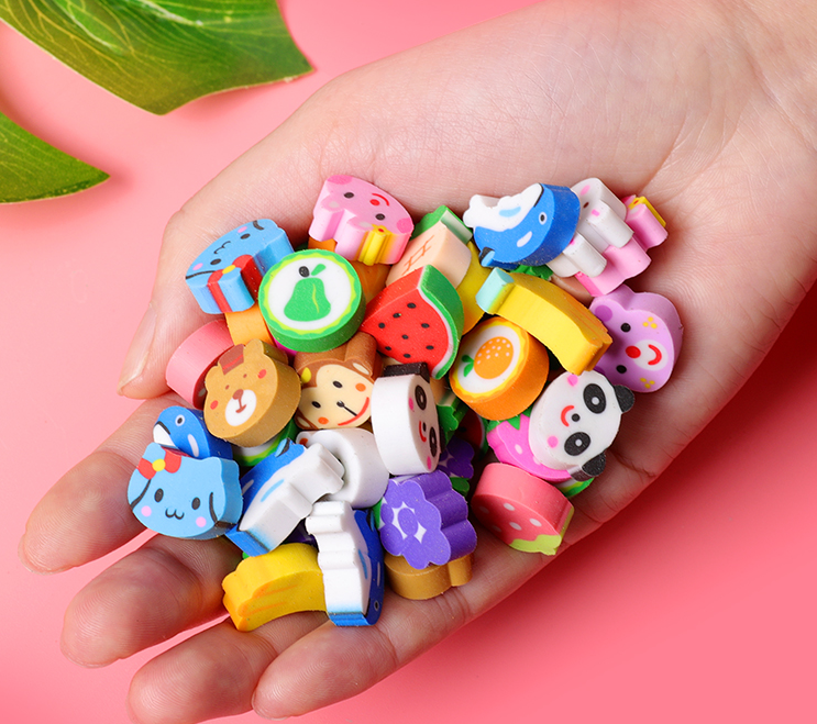Student-specific creative cartoon eraser, super cute and adorable, a mini fruit and animal eraser that cleans thoroughly Specification image
