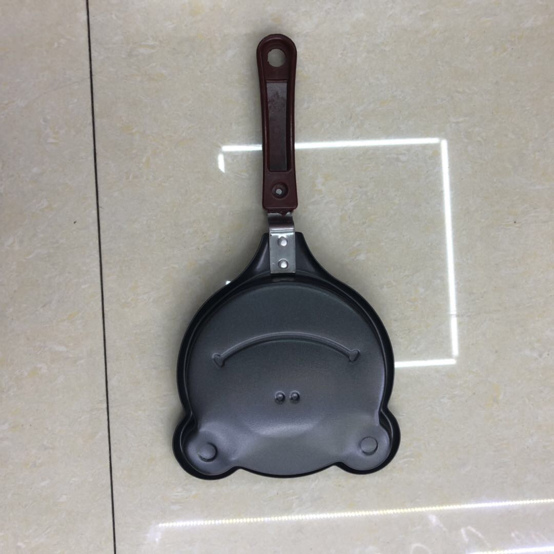 Creative Frog Egg Frying Pan Non-Stick Love Diy Mold Breakfast Egg Frying Pan Poached Egg Thick Specification drawing