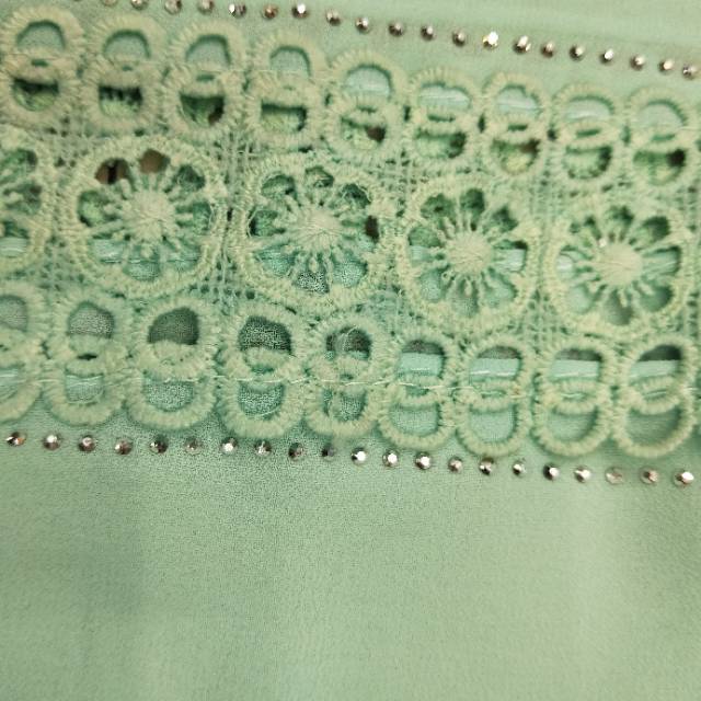 Manufacturers Direct Sales Of Muslim Blue Ethnic Style Women's Headscarves details Picture