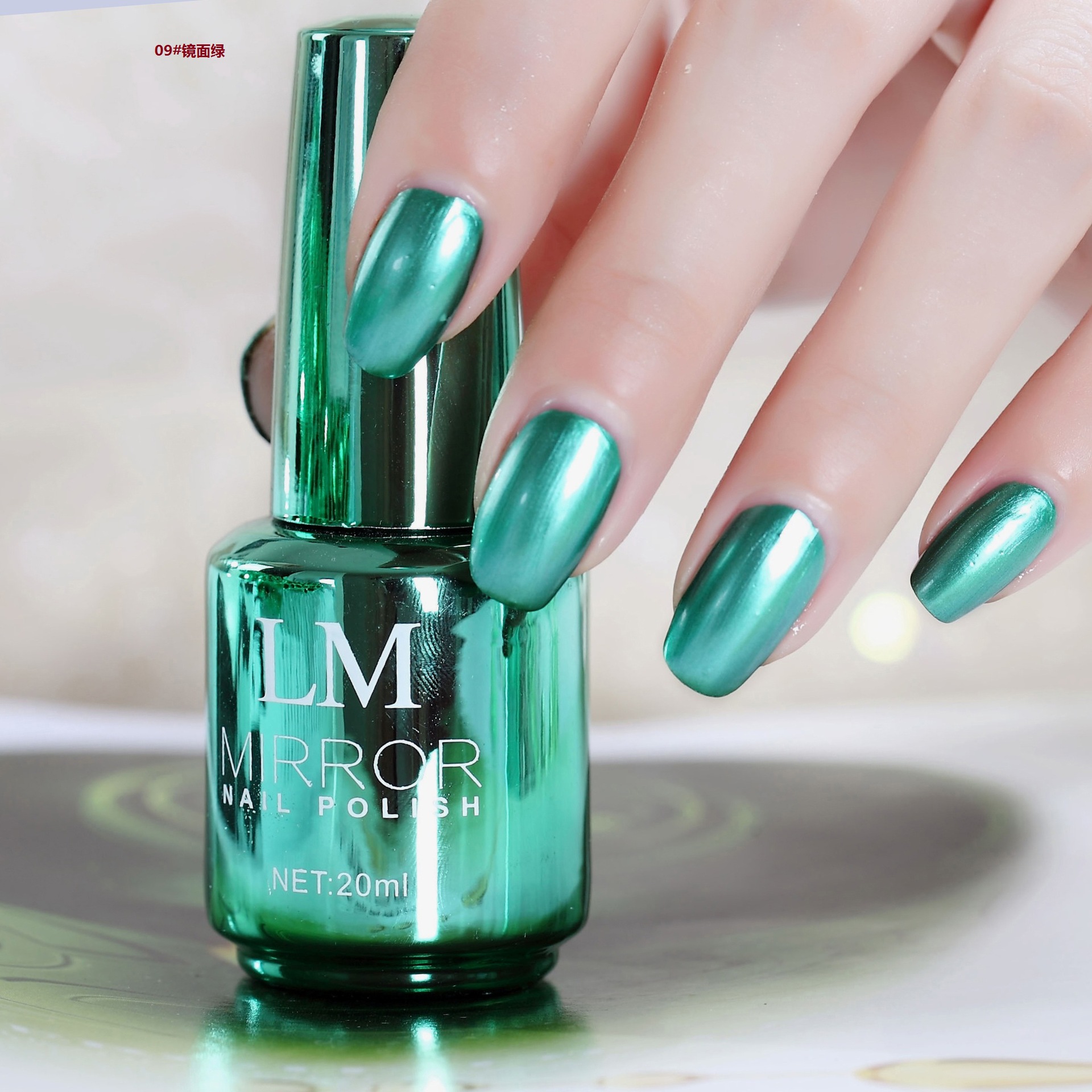 LM2019 new mirror silver metallic stainless steel nail polish is a bestseller sold directly by the contract manufacturer Specification image
