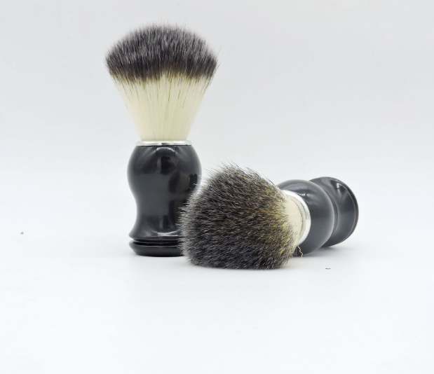 Soft bristle brush, nylon bristle, plastic handle, professional men's beard brush, men's facial cleanser Specification image