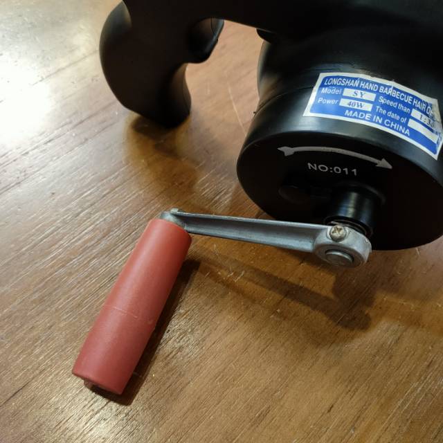 Large Hand Blower Barbecue Blower Specification drawing