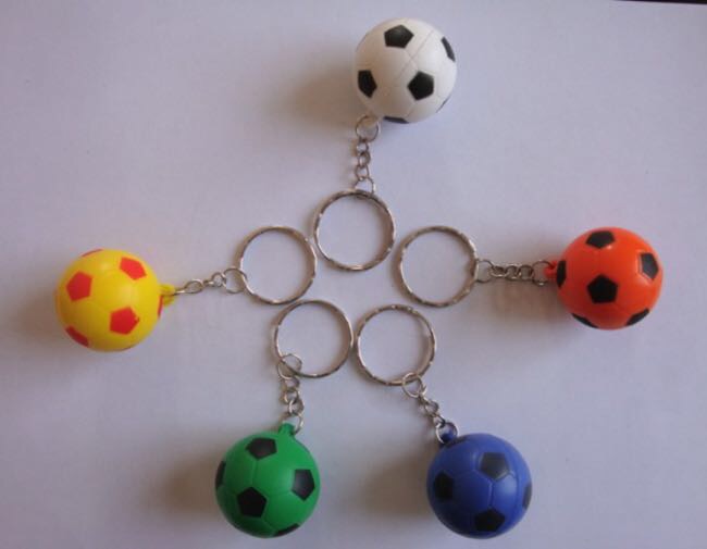 Pu Foam Toy Football Keychain Pendant Class Decompression In The Ball Specification drawing