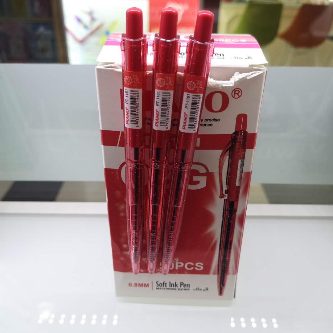 Factory direct sales ballpoint pen 0.7mm blue oil pen Red dollar bead pen refill for teachers Black office supplies stationery Ballpoint pen for students thumbnail