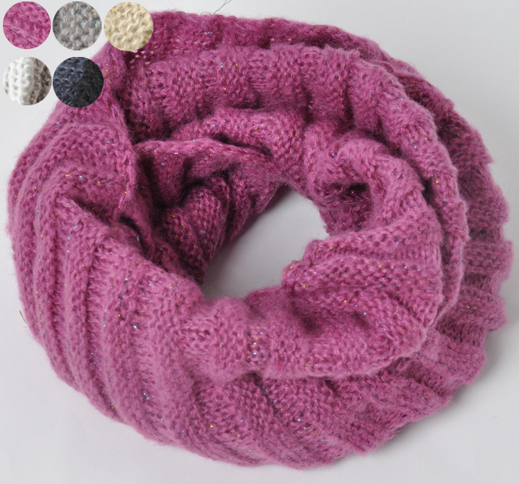Women's Fashion Trend Warm Japan And South Korea Solid Color Knit Neck details Picture