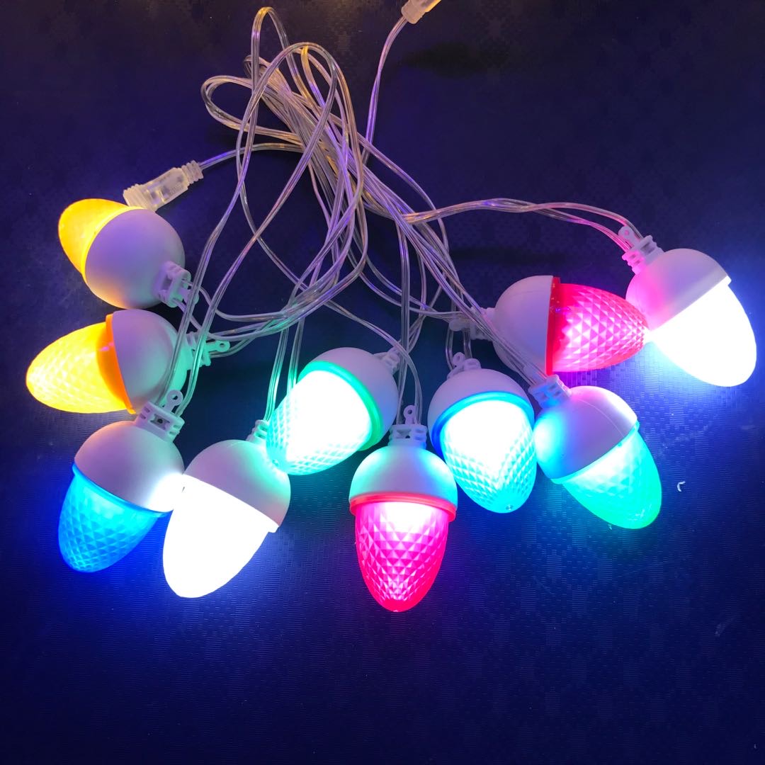LED color light, photo wall, flashing light, string light, starry sky, room, bedroom decorative light, dormitory, battery, round ball light string