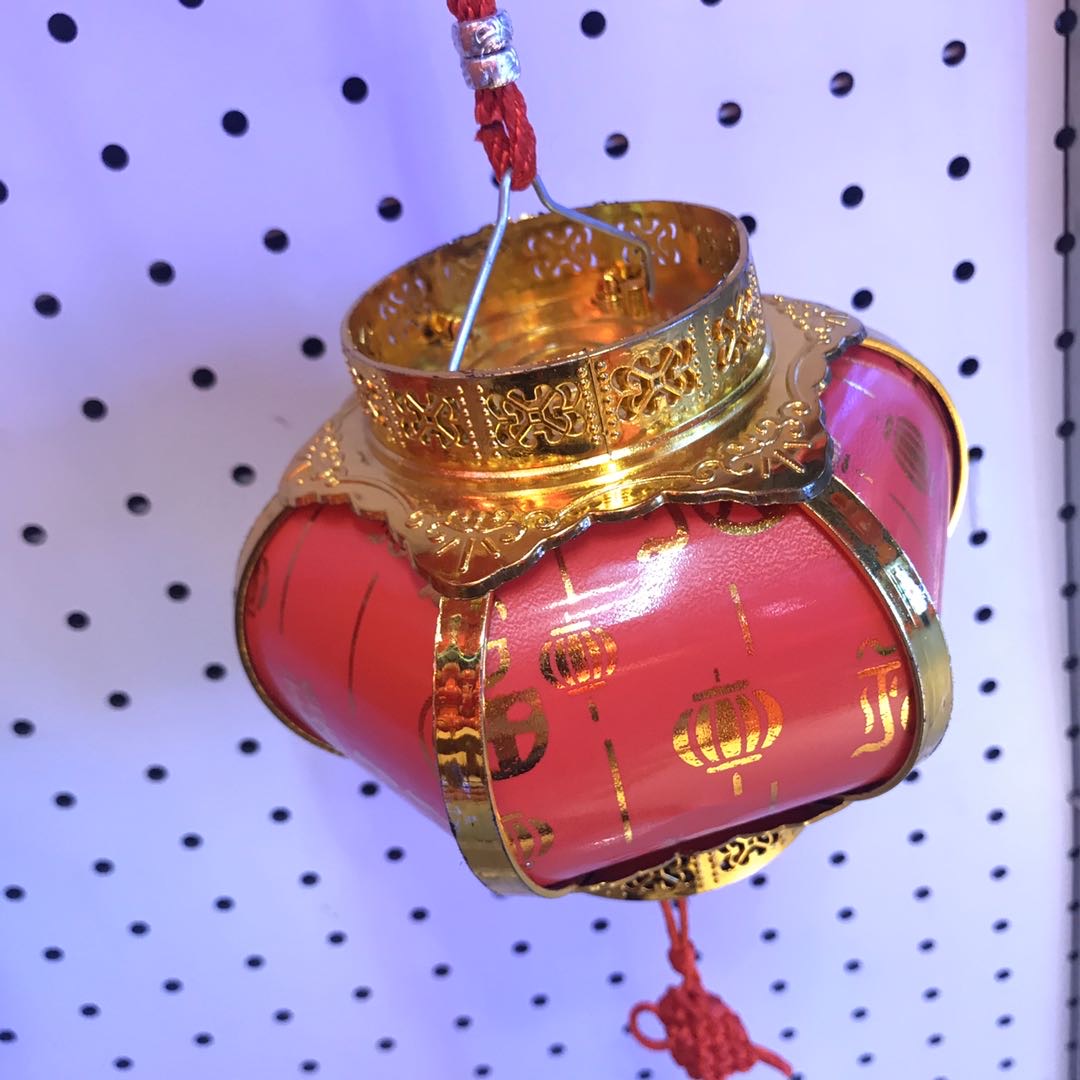 新年春节装饰品高档立体灯笼圆福字红宫灯商场过年大红灯笼挂饰