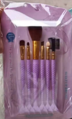 Fishtail Brush 7 Sets For Children Makeup General Makeup details Picture