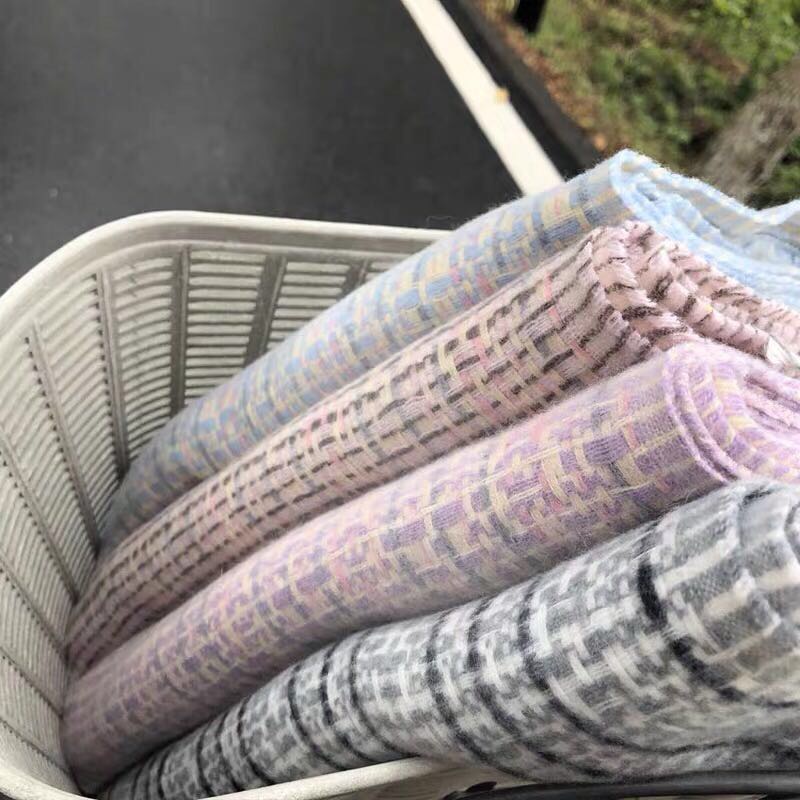Women's Fashion Trend All-In-One Japanese Vintage Woven Scarf details Picture