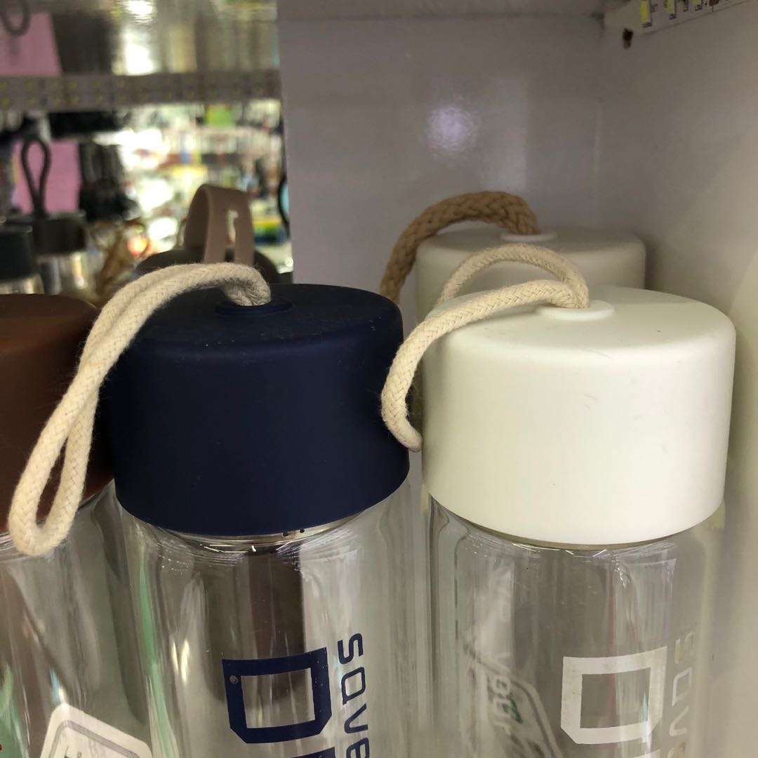 Double Glass Easy To Carry Simple Glass Water Cup details Picture