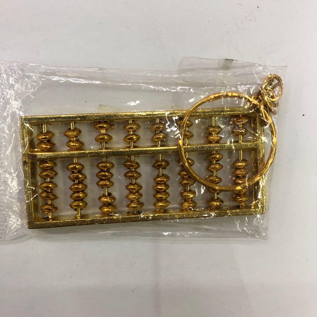 八根金算盘挂件风水工艺品旅游纪念品家居装饰品