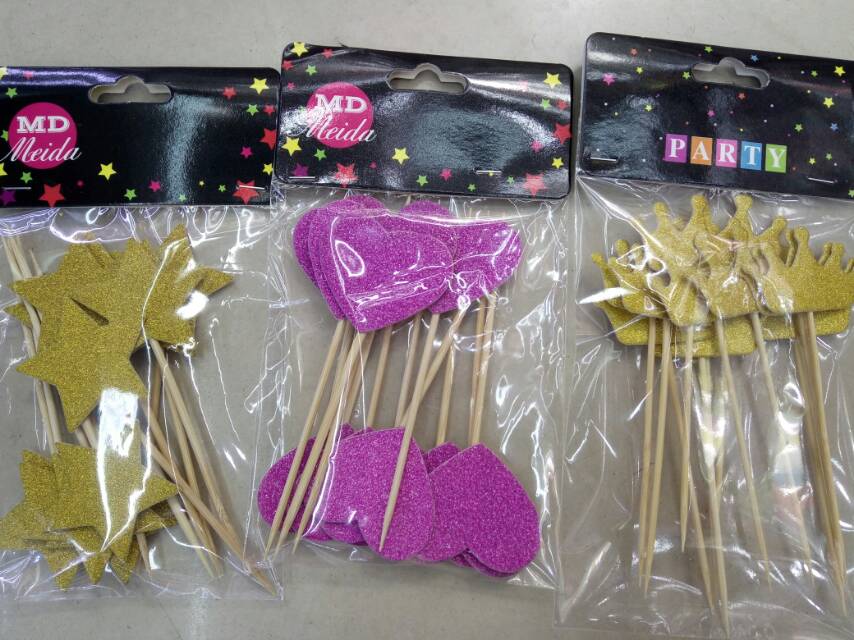 Bring shaped fruit toothpicks to the banquet