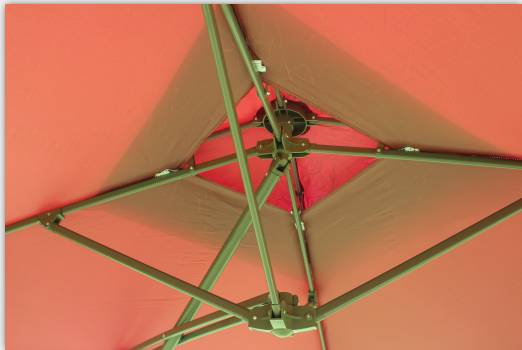2.2* 2.2m hand-pulled courtyard umbrella Specification image