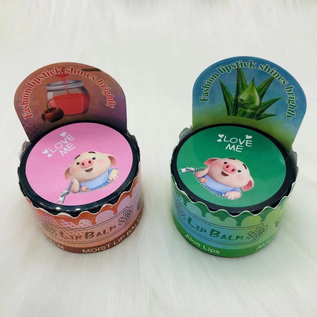 Piglet lip balm moisturizes and cares for the lips, lubricants and moisturizing beauty products. Factory direct sales details Picture