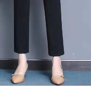 小脚西装裤女春季新款裤子宽松显瘦百搭细节图