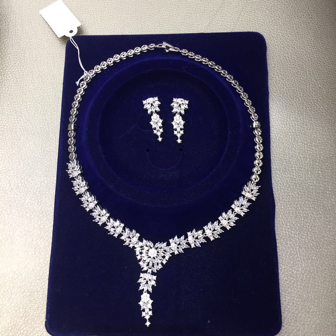 Women's Alloy Copper Necklace Bracelet Explosion Manufacturers Direct Sales South American Style