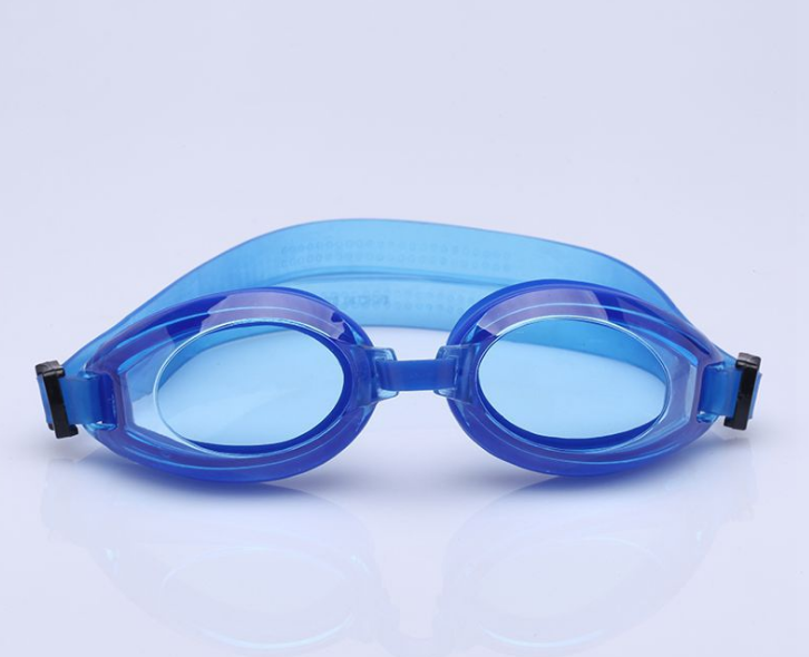 Wholesale of new unisex plain swimming goggles, waterproof and anti-fog fashionable swimming glasses details Picture
