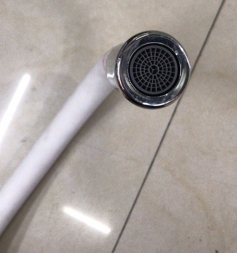 Faucet Spillproof Kitchen Joint Extender Small Head Silicone Tube Style 2 Specification drawing