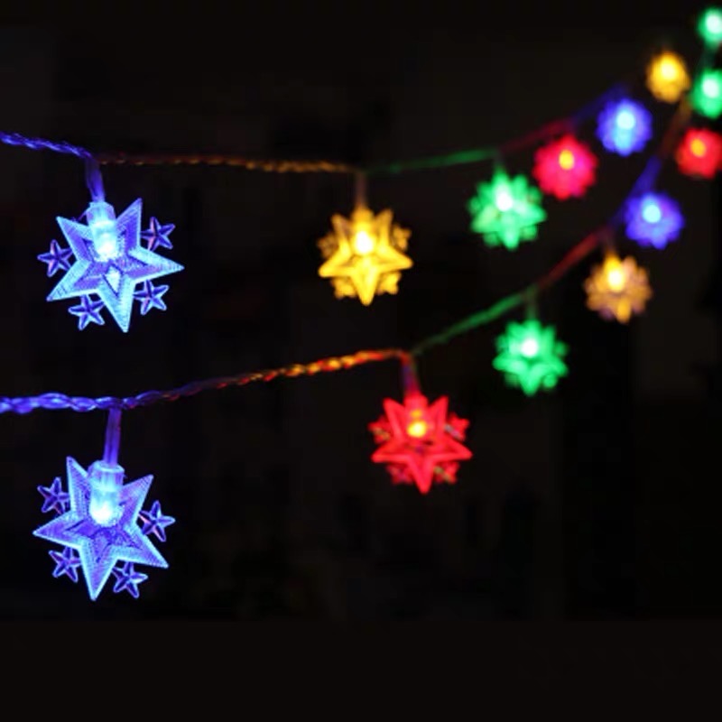 节日气氛小灯装饰圣诞树灯led彩灯闪灯串灯满天星网红灯细节图
