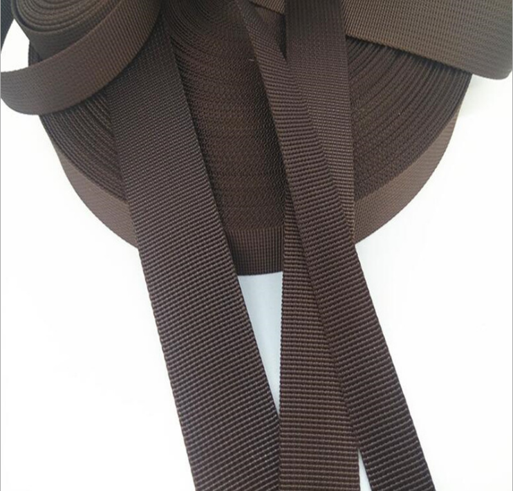 Factory direct sales of 2.5CM polypropylene colored webbing imitation nylon webbing backpack straps and safety belts. Large orders enjoy discounts Specification image