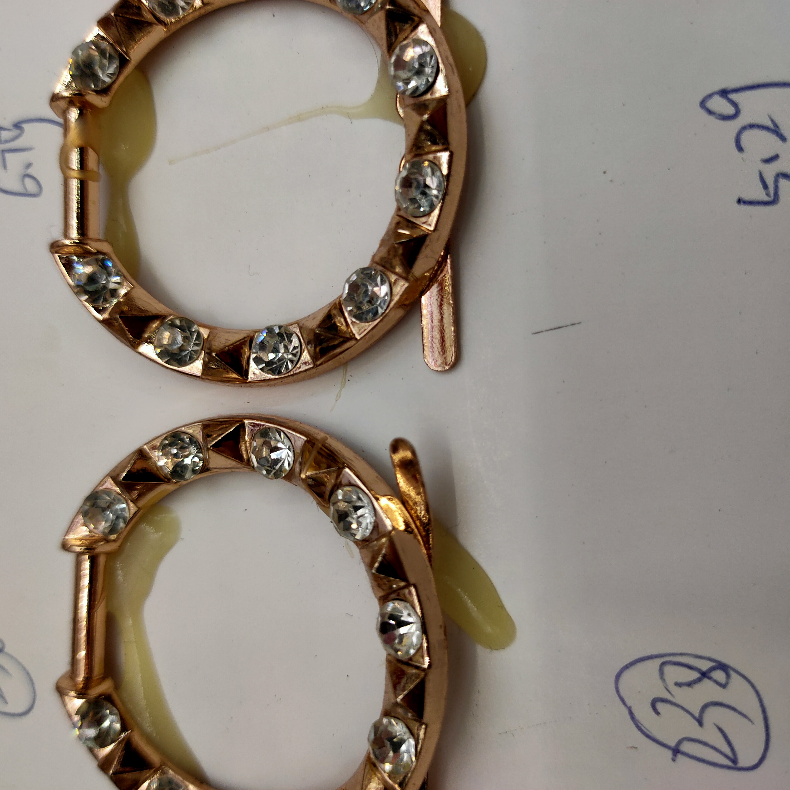 Diy Fashion Women's Shoes Rhinestone Shoes Flower Shoes Buckle Clothing Bags Metal Accessories Decoration Can Be Customized Specification drawing