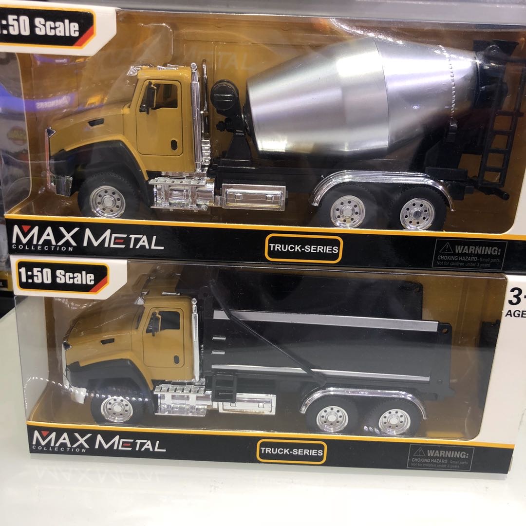 Factory direct sales of alloy eco-friendly plastic 1:50 engineering vehicle model toys
