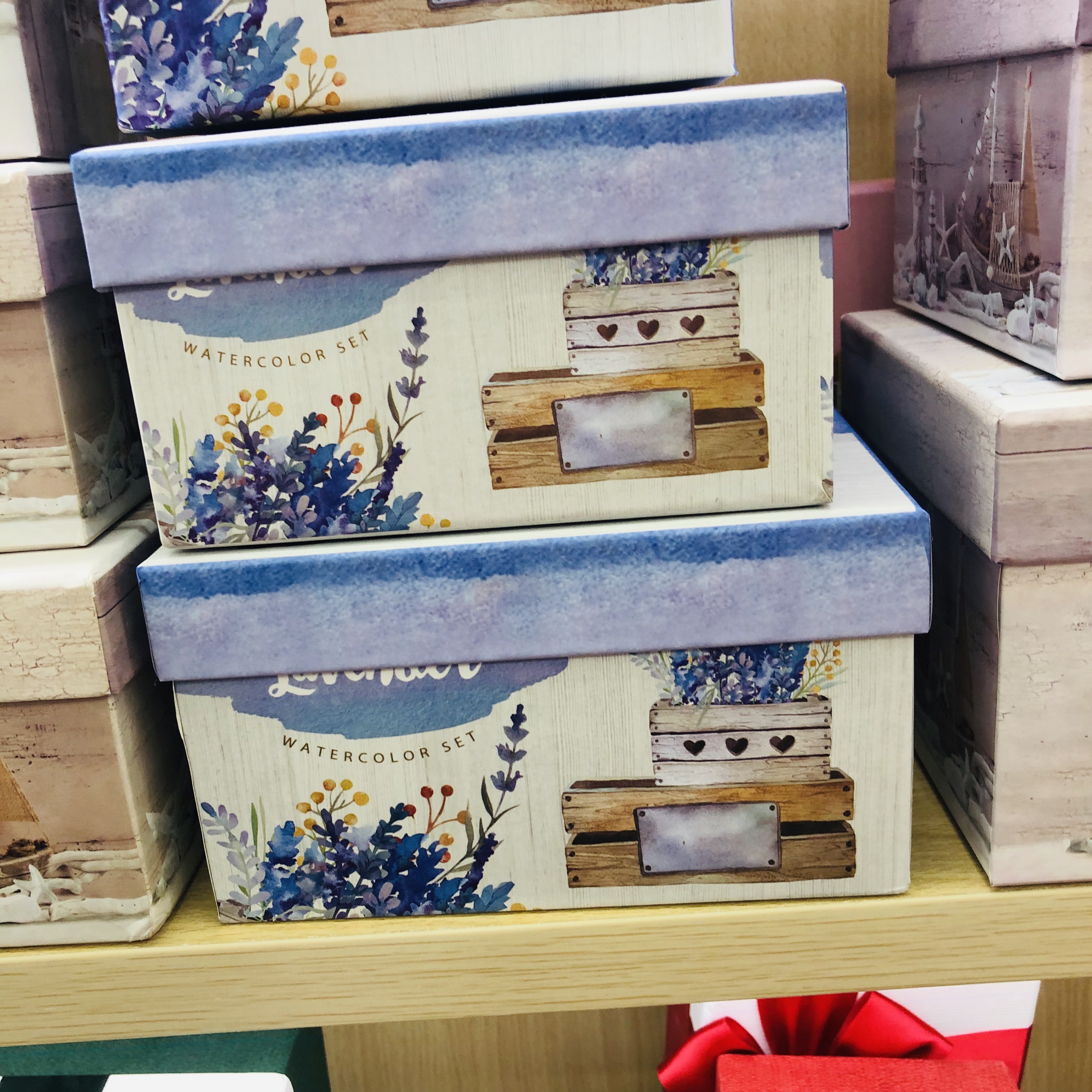 Square gift box, medium-sized souvenir gift box, gift packaging box, birthday gift box, packaging box Specification image