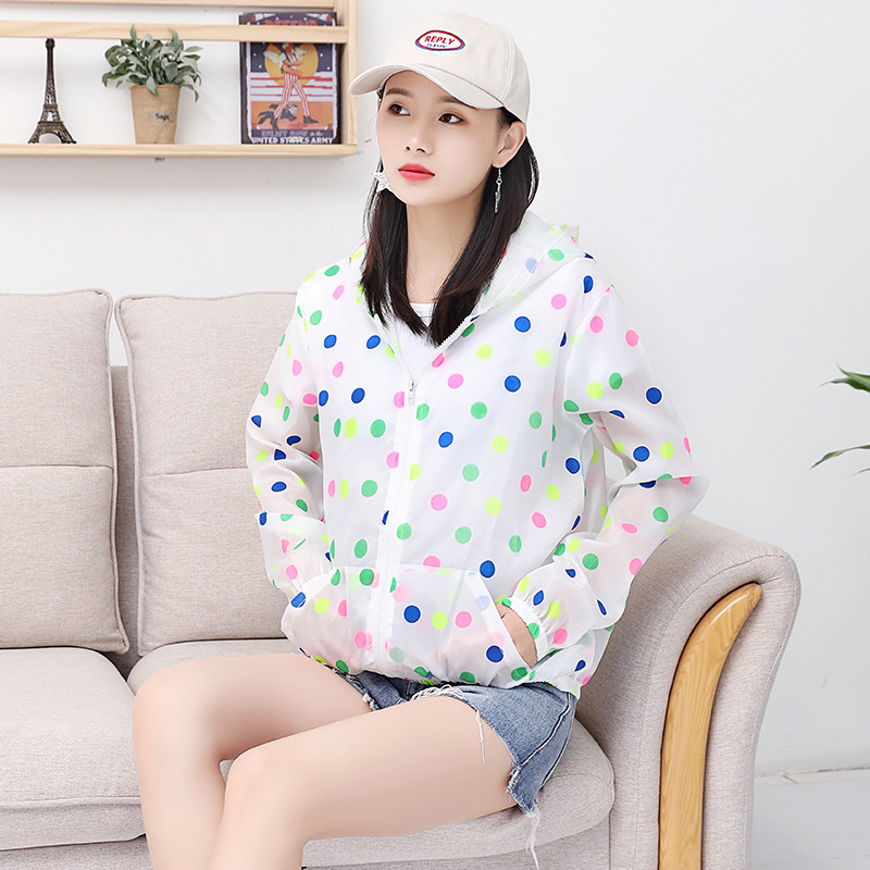 New summer UV protection breathable ice silk sun-protective shirt for women, short long-sleeved sun-protective clothing, light jacket details Picture