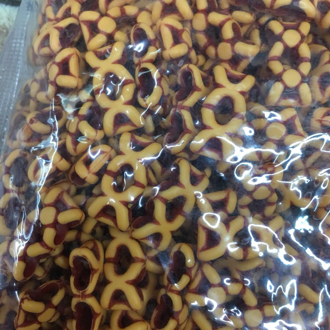 厂家直销亚克力仿木色蝴蝶结手饰配件细节图