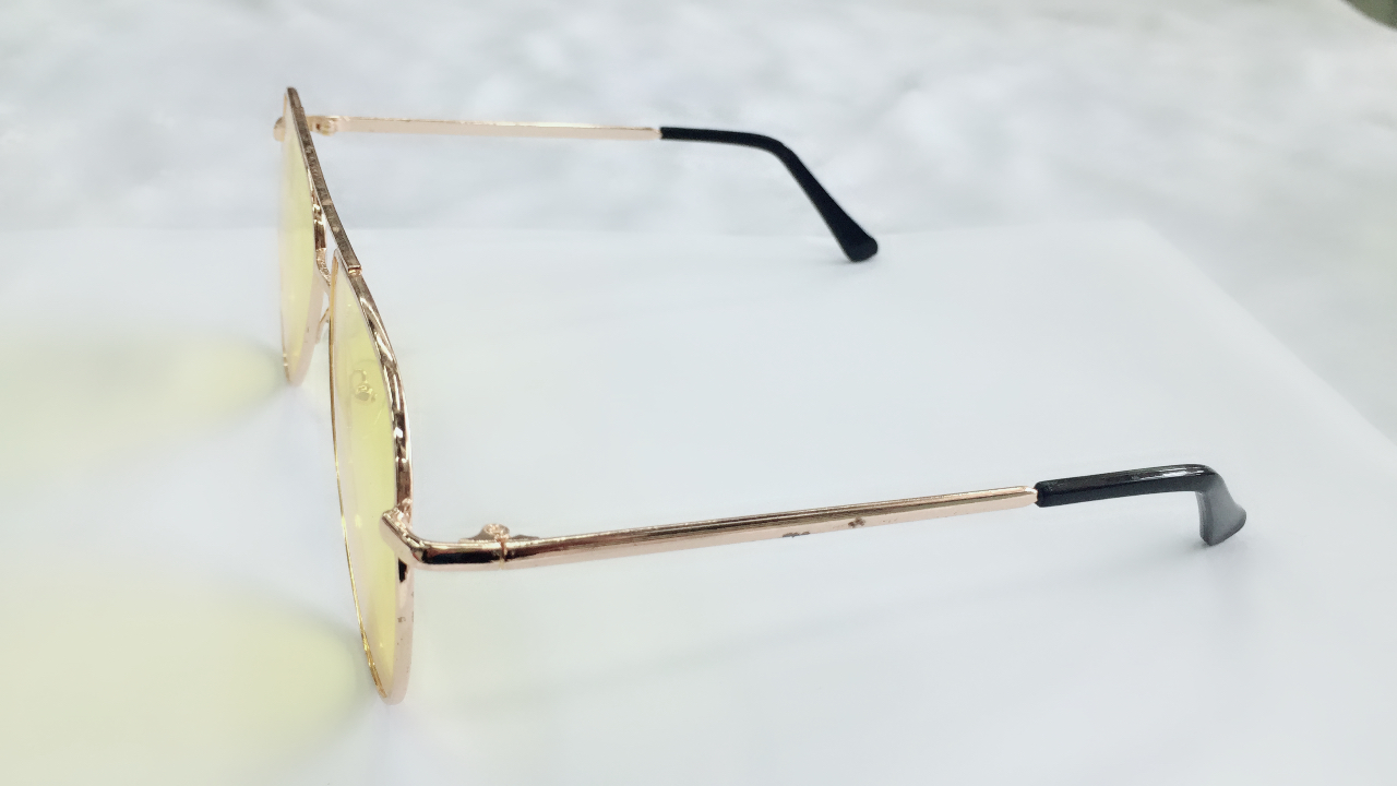 Street style retro metal frame aviator sunglasses for women, ins Harajuku style sunglasses for men and women, internet-famous street style sunglasses 007 details Picture