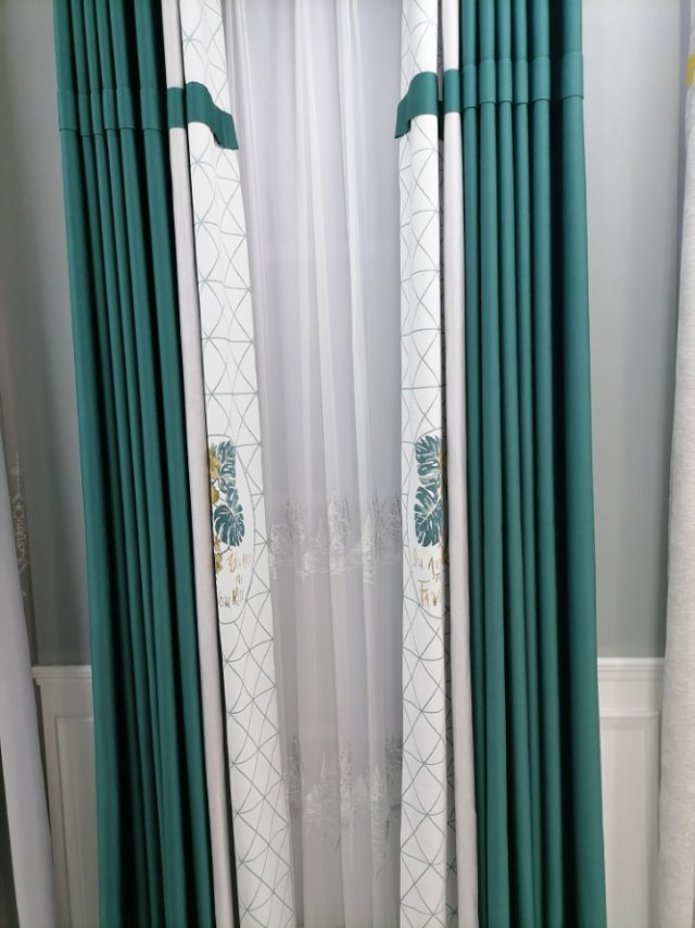 High-precision, high-light-blocking curtain fabric for simple style living room customization, heat insulation and sunshade for rental bedroom