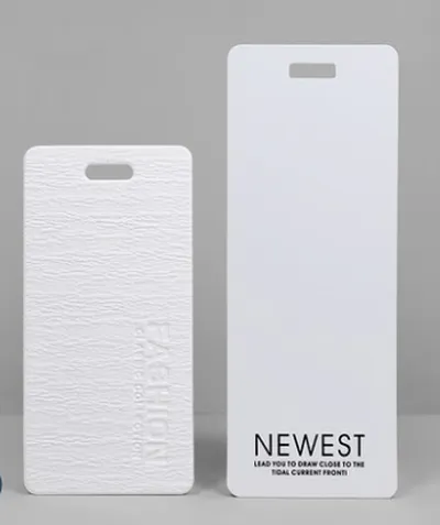 Manufacturers Direct Clothing Tag Custom Atmosphere Simple Kapok Paper Clothing Store Label Custom Women's And Children's Clothing Special Paper Trademark