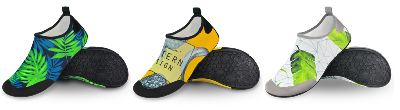 男女潜水浮潜鞋儿童涉水游泳袜赤足贴肤防滑防割软底溯溪鞋图