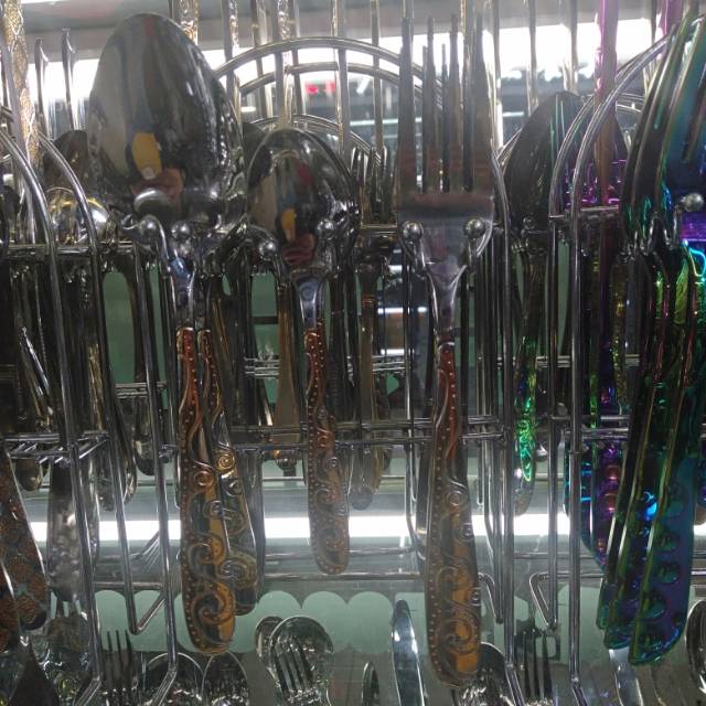 Korean-style stainless steel forks for children's household use