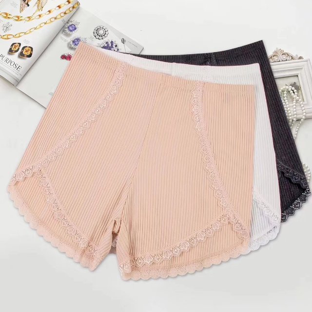 Ladies underwear high-waisted cotton antibacterial lace tummy tuck pants thumbnail