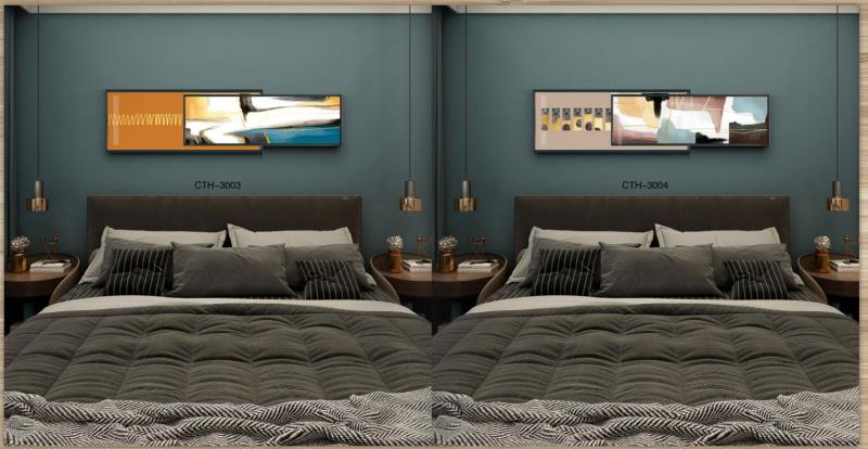 风雅画业50X180cm晶钻铝合金装饰画