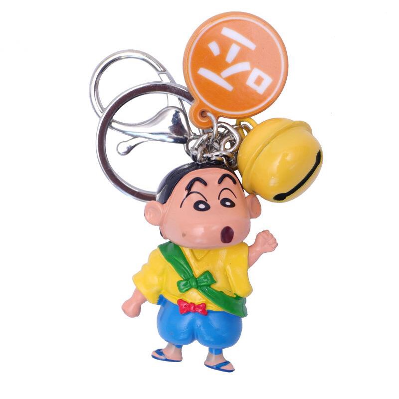 钥匙扣小礼品包包配饰蜡笔小新铃铛挂件卡通情侣系列