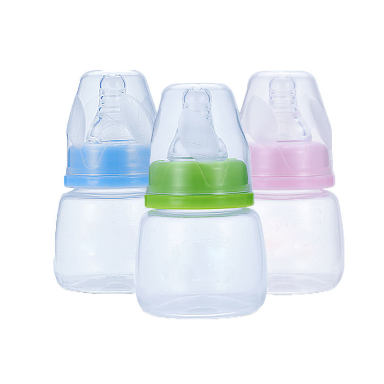 厂家直销宝宝果汁瓶喂药喝水塑料奶瓶60ml初生婴儿标口PP奶瓶批发详情图3