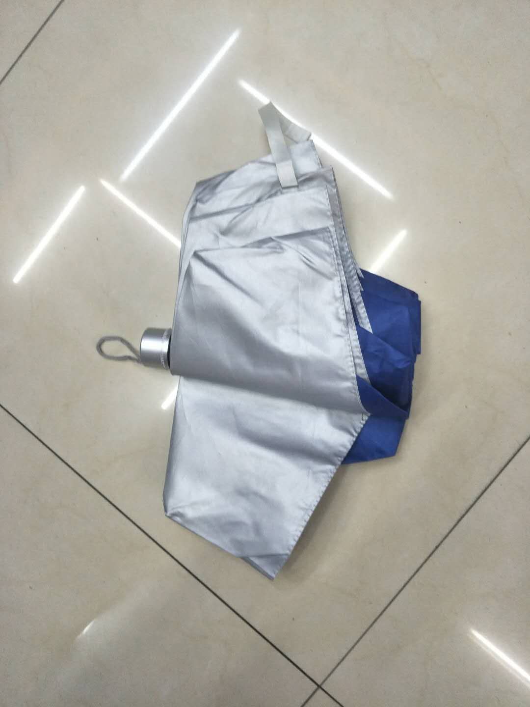 三折银胶伞产品图