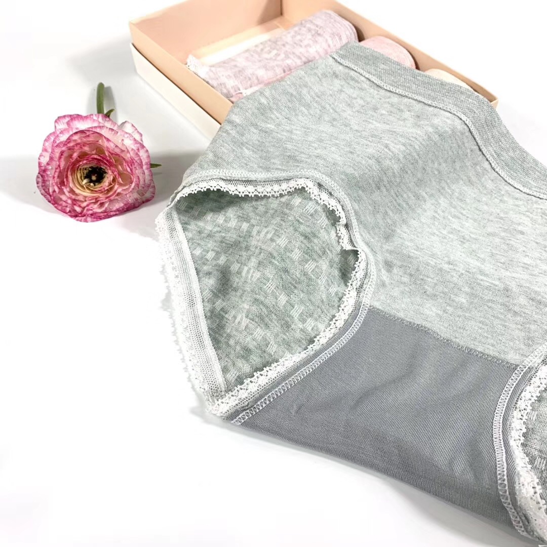 Girls' Cotton Jacquard Underwear Seamless Seamless High Elastic Comfortable Lift Hip Shorts Briefs Specification drawing