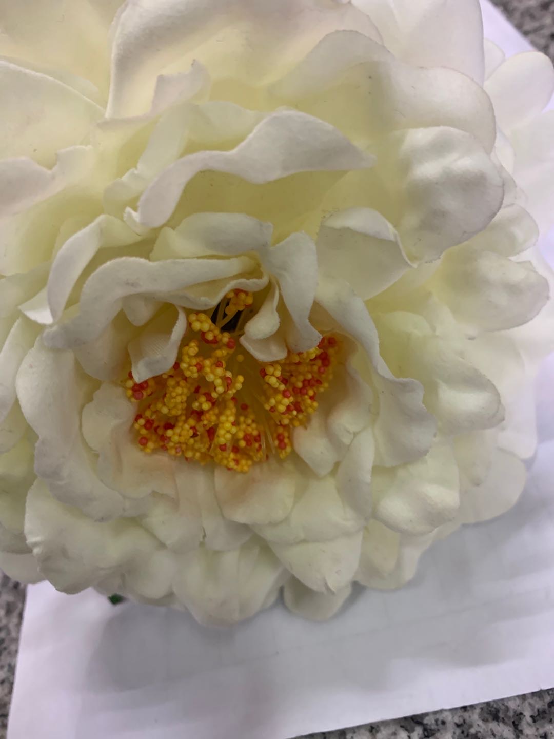 仿真花假花餐桌卧室客厅装饰品摆设花酒柜创意摆件工艺品塑料花米白色产品图