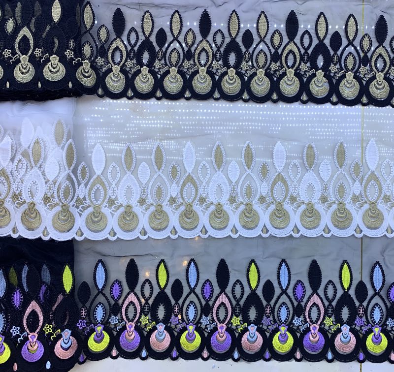 cotton embroidery lace application scenario example