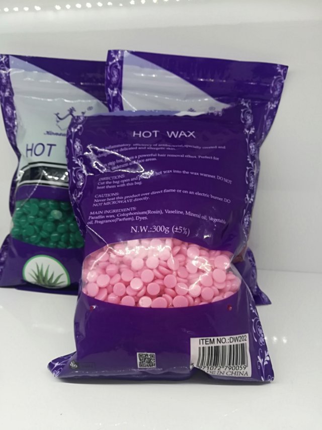 Hair removal wax bean Hair removal cream, tearable paperless hot wax, male and female students, whole body, armpits, limbs, beard, private parts, 300g bag details Picture