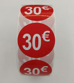 欧元促销价格标签超市用商场用促销标签