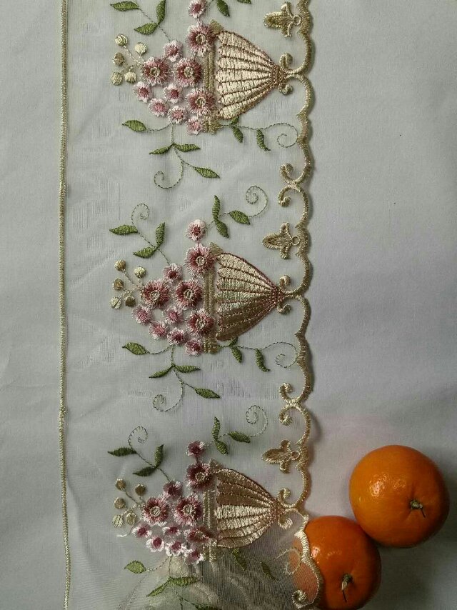 Embroidered lace, clothing accessories, nylon lace, home premium lace