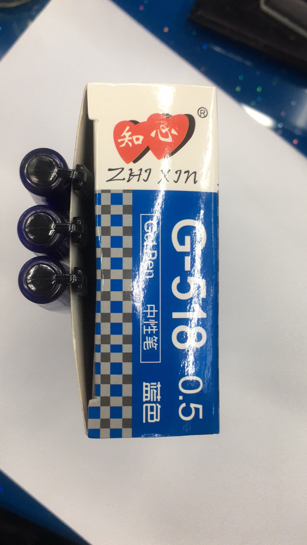 Large Capacity 12 Neutral Pens 0.5Mm Writing Smooth Factory Direct Sales Specification drawing