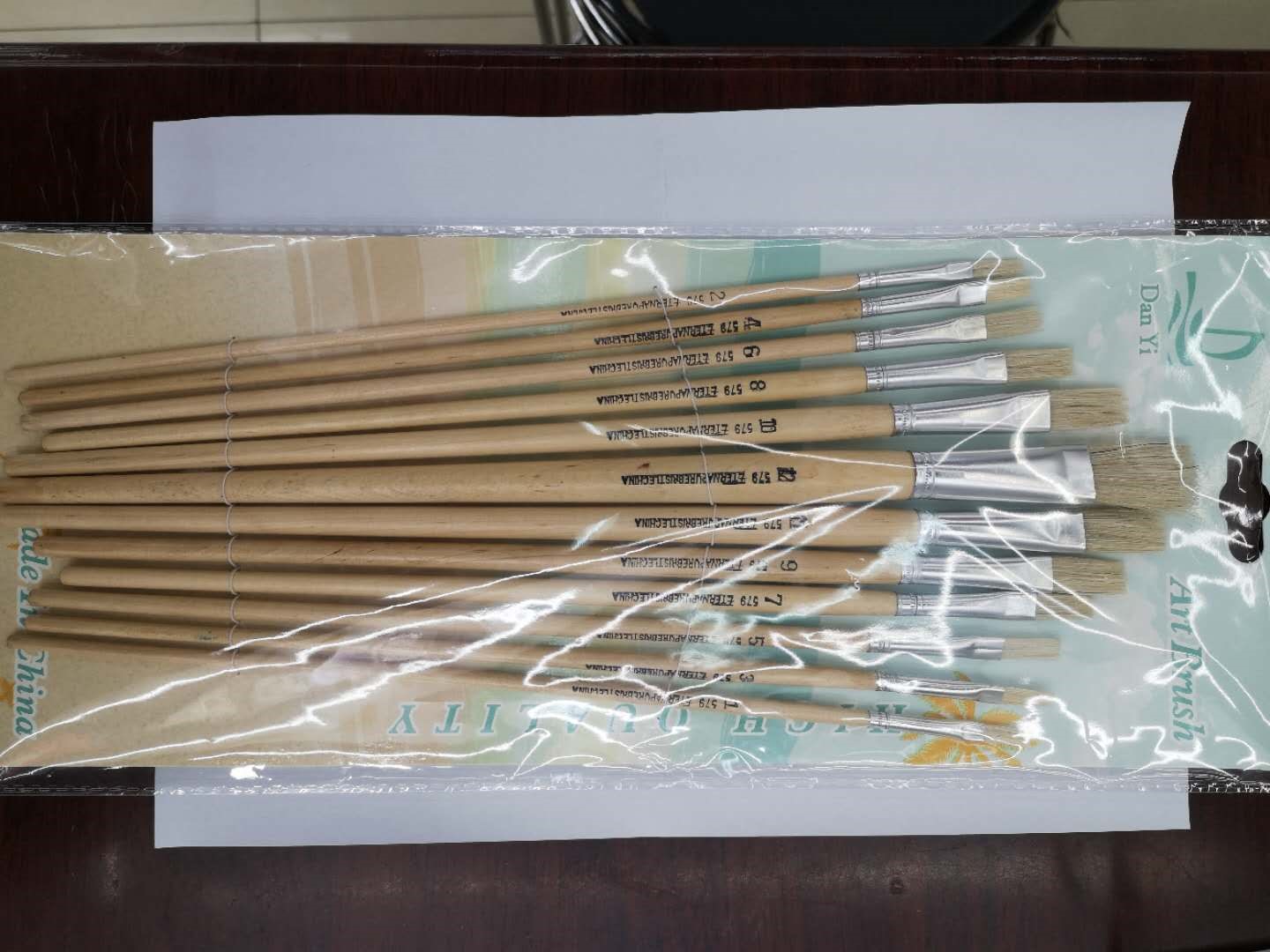 Dan Art Painting Materials Office Culture Art Calligraphy Drawing Supplies Pig Bristle Oil Brush Set Gouache Acrylic Brush Composition Pen Wholesale details Picture